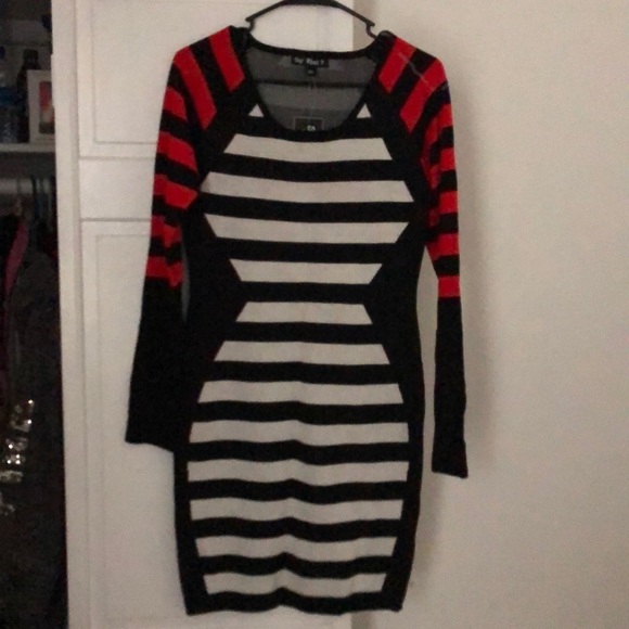 Striped sweater dress - Picture 1 of 2